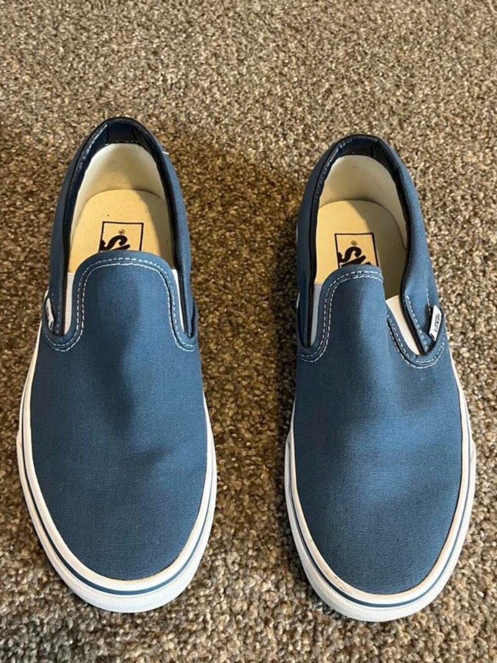 Vans Women's Blue and Navy Trainers